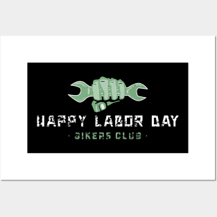 happy labor day bikers club, labor day holiday, labor day 2020, labor day for real american workers, labor day party, Posters and Art